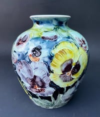 Image 1 of “Pansies” vase