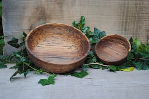 Image of Mini nest of spalted beech bowls