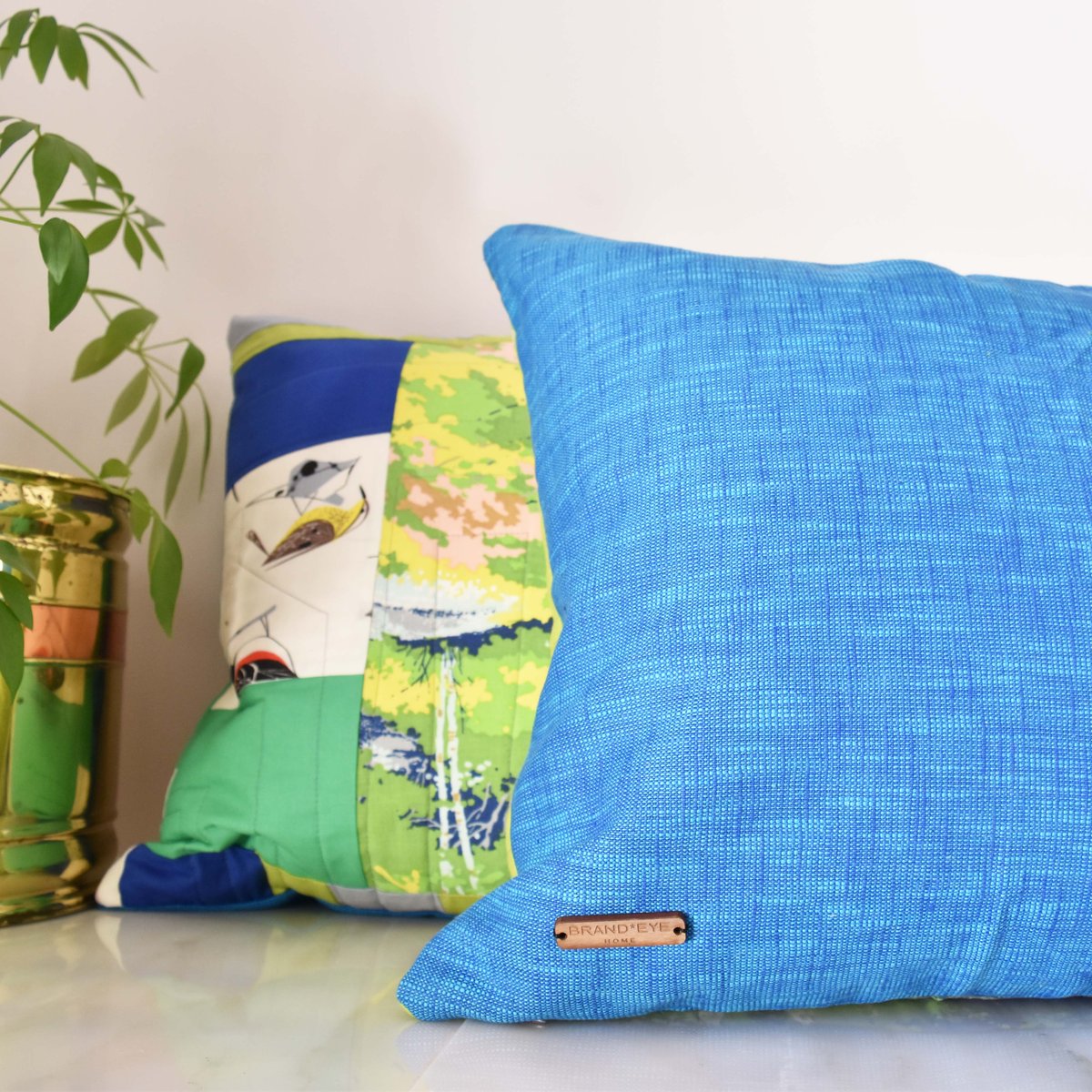 Image of Blue and Green One of a Kind Pillows