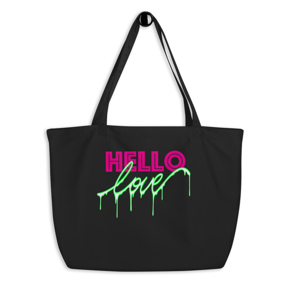 Image of Hello LOVE tote bag