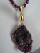 Image of DEEP PURPLE TITANIUM DRUZY PENDANT NECKLACE SET