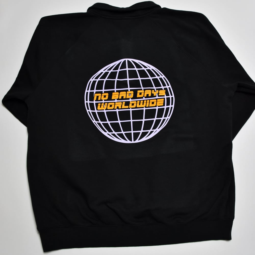 Image of NO BAD DAYS ZIP BLACK