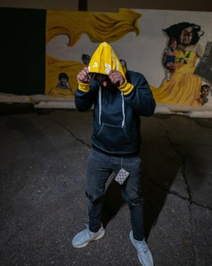 Image of Yellow F Hoodie