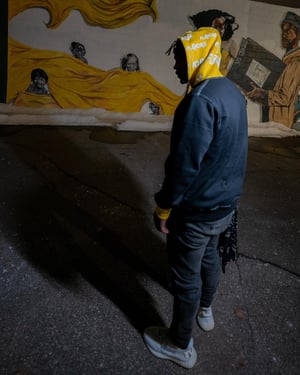 Image of Yellow F Hoodie