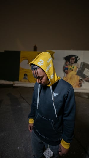 Image of Yellow F Hoodie