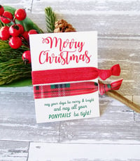 Christmas Hair Tie Gift Card