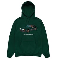 Image 1 of Caine “Ride In Peace” green hoodie (Limited)