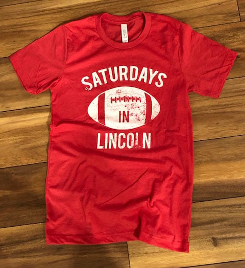 Image of Saturdays in Lincoln T Shirt