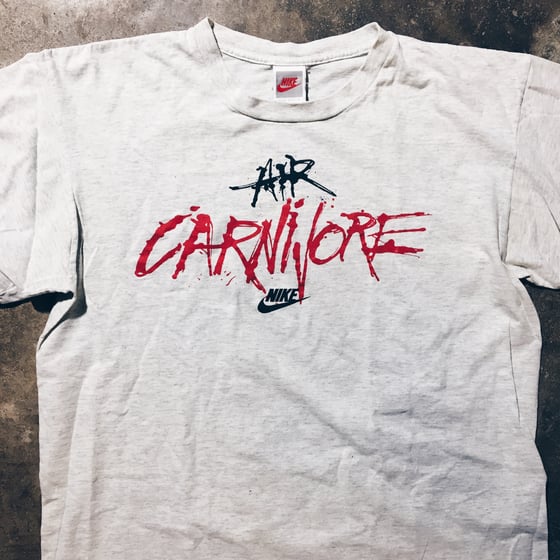 Image of Original 1993 Nike Air Carnivore Tee.