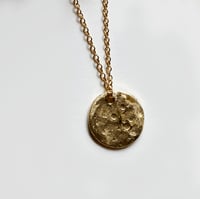 Image 1 of FULL MOON PENDANT NECKLACE