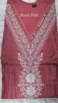 Image 4 of KSV81022-Soft Rayon Cotton Kurtha Set