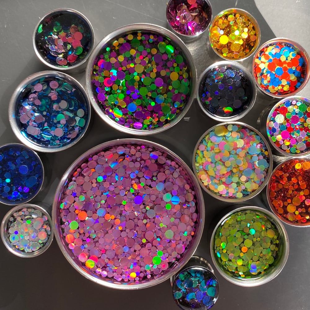 Image of Chunky Glitter Plugs (sizes 0g-2")