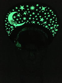 Image 5 of Cats Down Under the Stars Glow in the dark Snapback Hat 