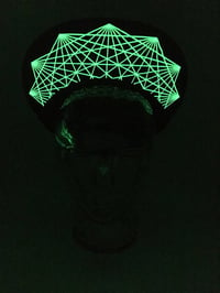 Image 5 of Crystallized Consciousness Glow in the Dark Snapback Hat