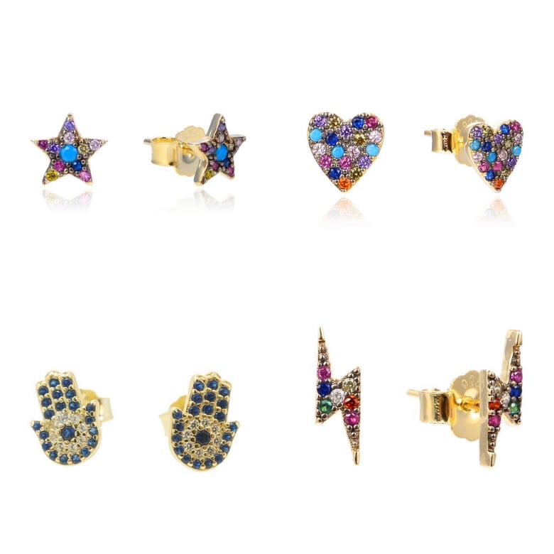 Image of Multicolor Studs (Select style below) 