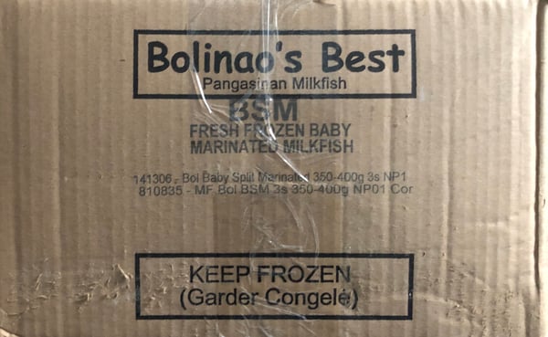 Image of Bolinao’s Marinated Baby Milkfish 3n1 21-23p 8 kg BSM