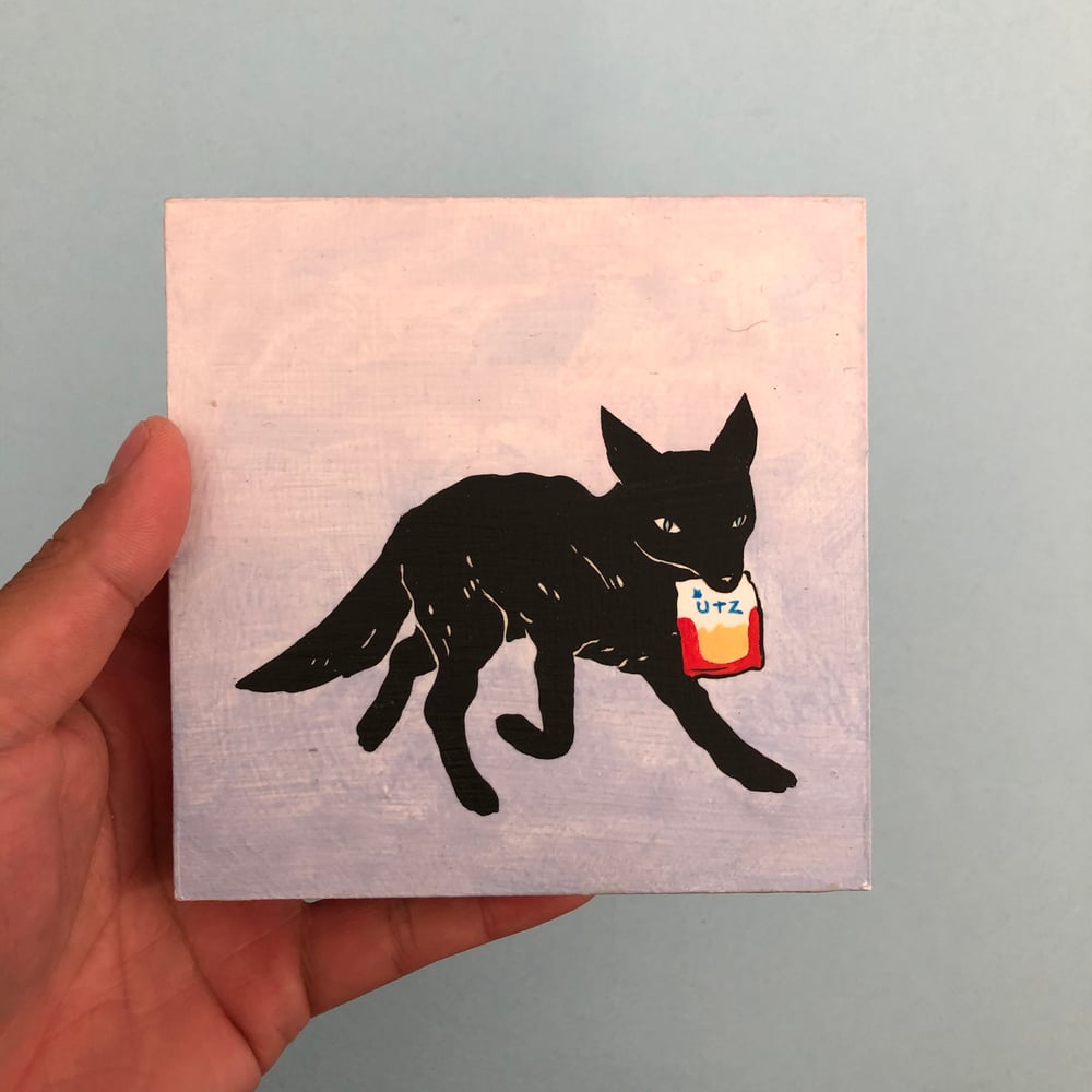 Image of UTZ Fox Painting 
