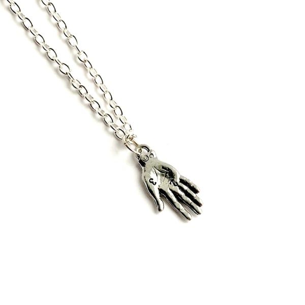 Image of Palmistry Hand necklace