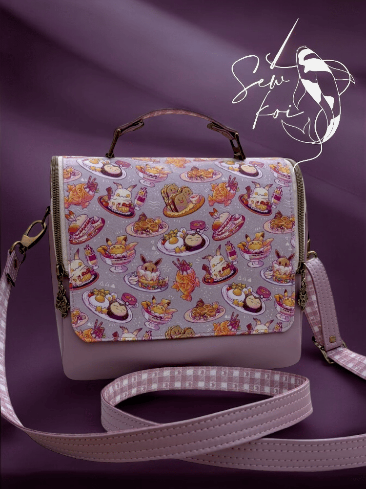 Image of Crossbody  Satchel- pocket monster cafe
