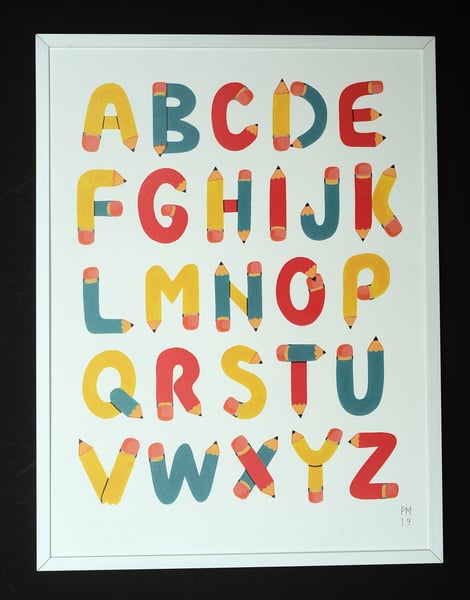 Image of ' Alphabet ' A3 Print