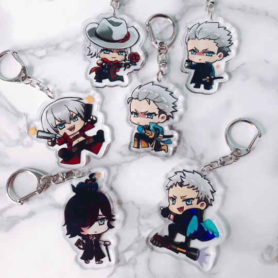 Image of DMC Devil May Cry Acrylic Keychain Charms
