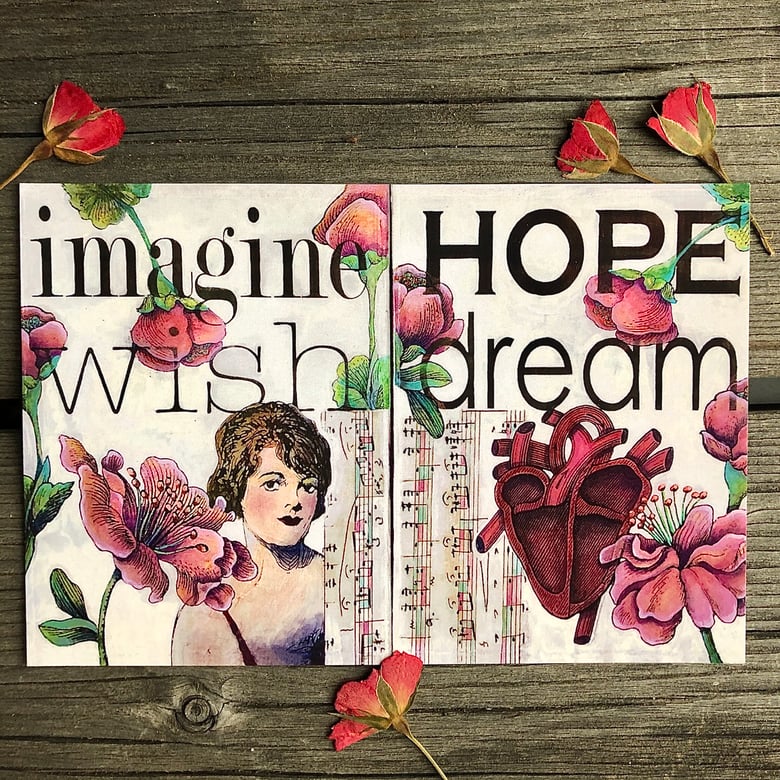 Image of Imagine Wish Postcard