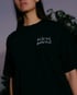 S/S Calligraphy Logo Tee - Black / 3M Reflective Image 3