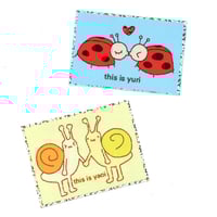 ladybug + snail