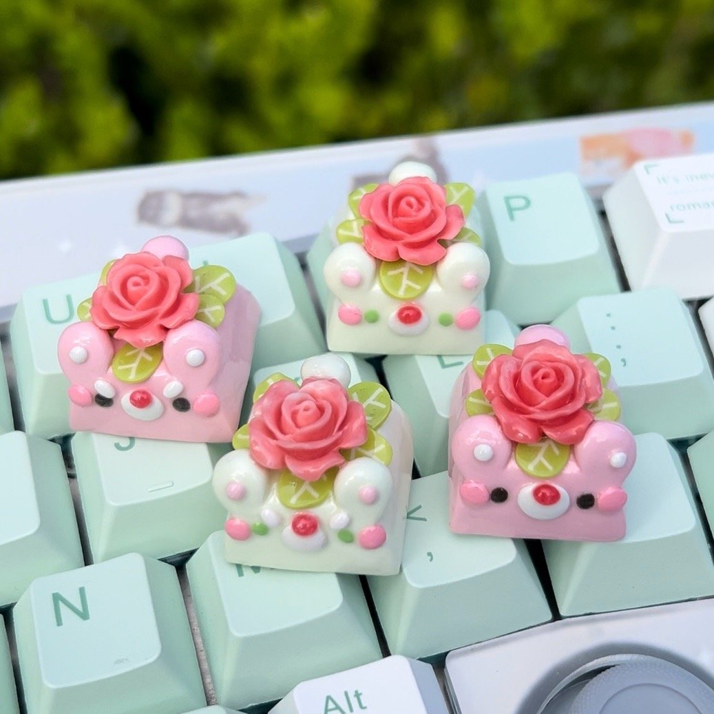 Stem Bear Artisan Keycap | Papermilio