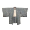 Antique Silk Haori (Cool Colours & Forest Scene)