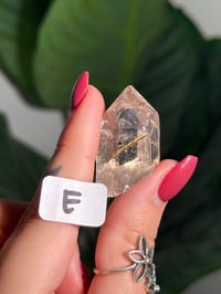 Image 5 of CHOOSE YOUR OWN MINI RUTILE SMOKEY QUARTZ POINTS (NATURAL UNPOLISHED POINTS) -BRAZIL- LOT 1