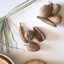 Vintage Raw Wooden Fruit #100