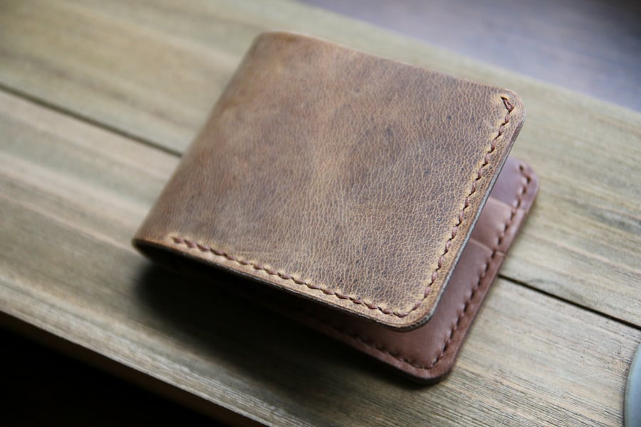 Image of Traditional Bifold in Folklore Vintage and Natural Chromexcel