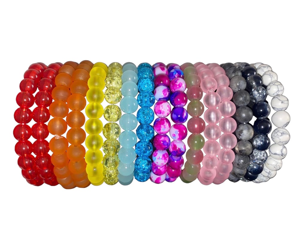 Image of Mixed Design Bracelets