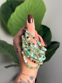 Image 1 of CHRYSOPHRASE BEADED BRACELETS 4MM