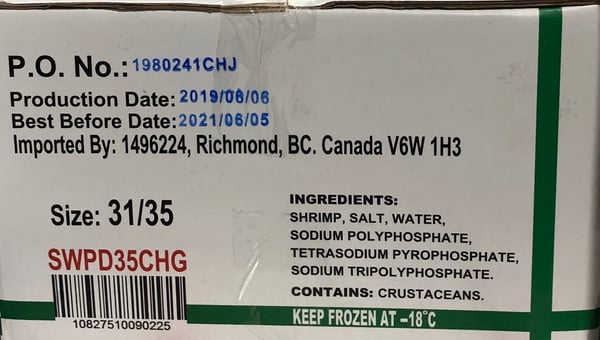Image of Shrimp White Peeled and Deveined 31-35 