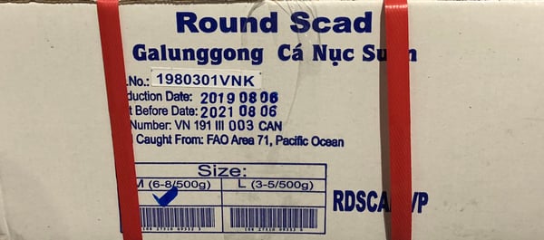 Image of Round Scad 6-8 20 x 500g 