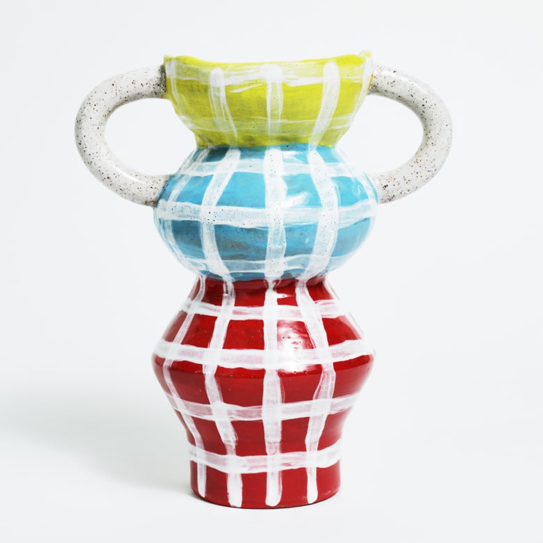 Image of MB x HM Plaid Vase II