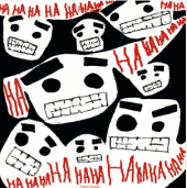 Image of "Ha Ha Ha Ha Ha" 4 band double 7"