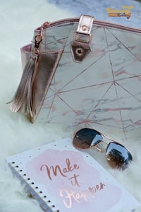 Image 3 of Pocket Satchel - Rose Gold Glory
