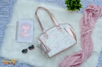 Image 2 of Pocket Satchel - Rose Gold Glory