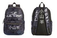 Lil Goat Camo Backpack (Dark Blue)