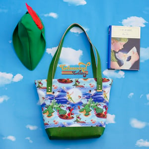 Image of Panel Tote - Never Grow Up