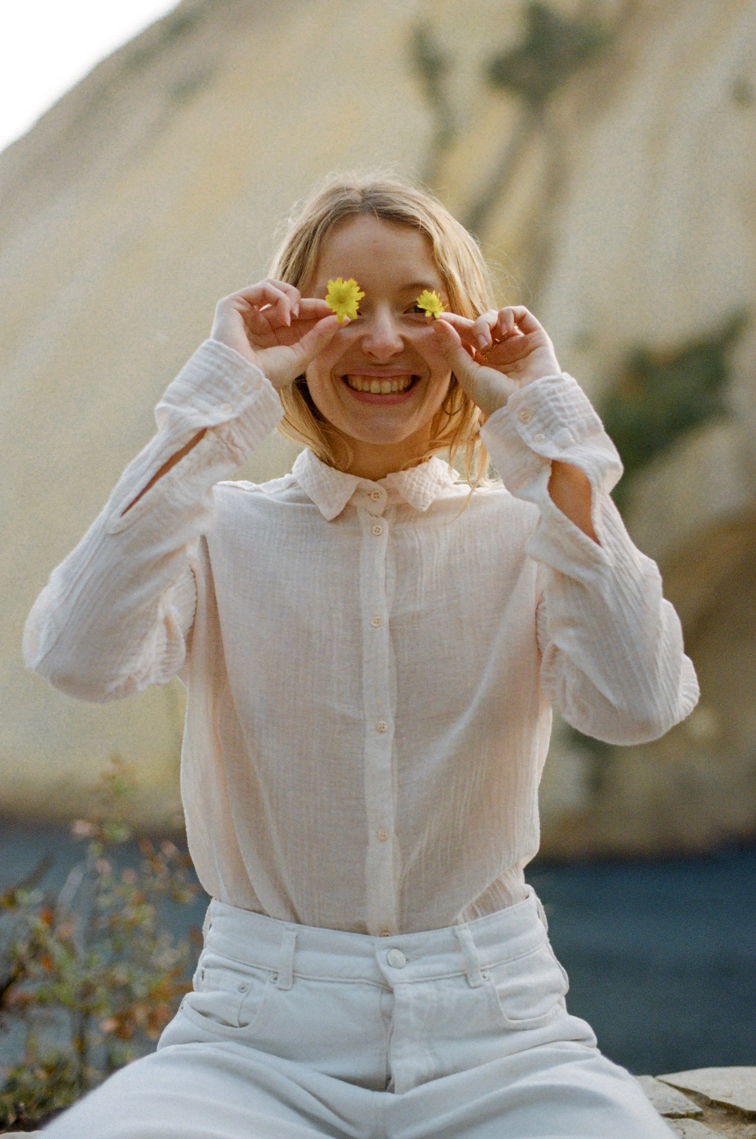Image of Chemise gaze coton NAOMIE coloris pastels 115€ -50%