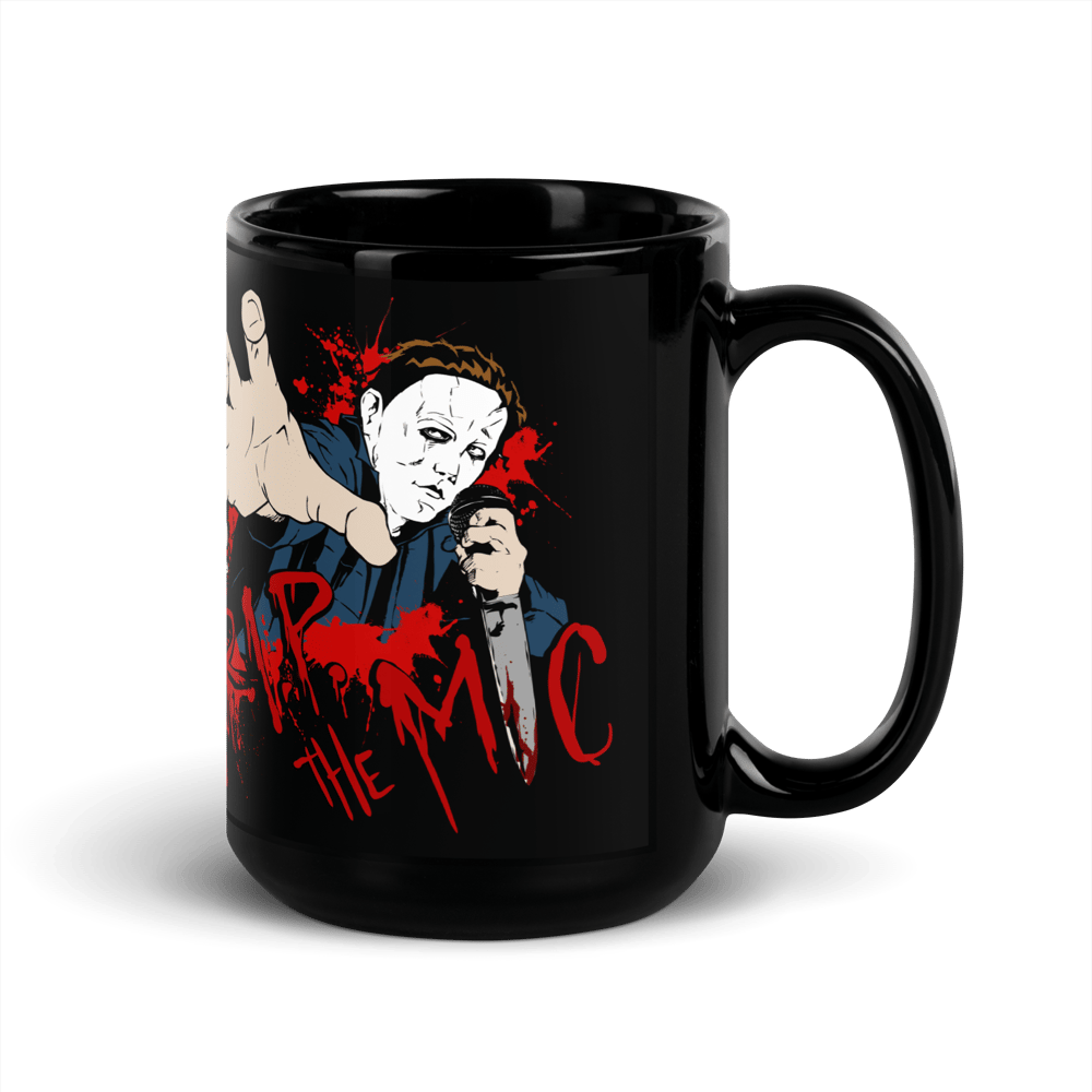 R.I.P The MIC - Black Glossy Mug