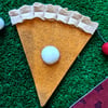 5 foot Felt Pie Slice Garland