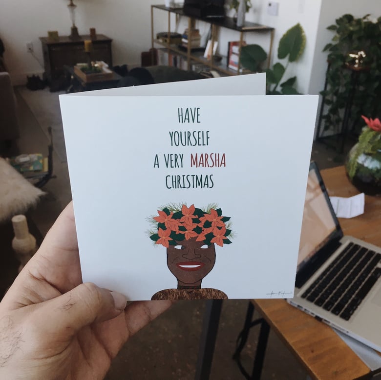 Image of "Have Yourself a Very Marsha Christmas" Holiday Card