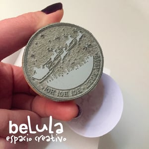 Image of Sello tinta Papá Noel skyline