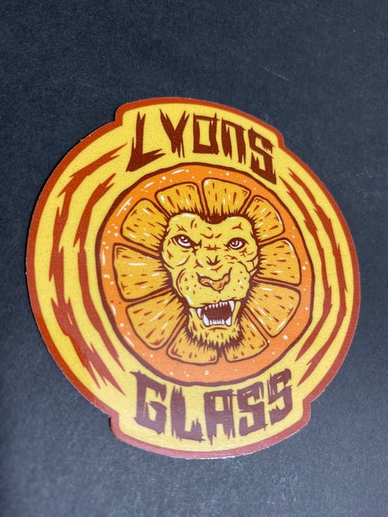 Image of  3 “ Lyons Glass Sticker 