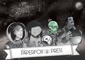Image of Paperfox Press Collaboration "Launch" Print